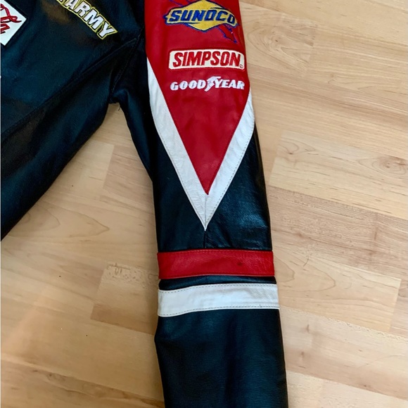 Vintage NASCAR Tony Stewart Leather Jacket - Picture 5 of 6